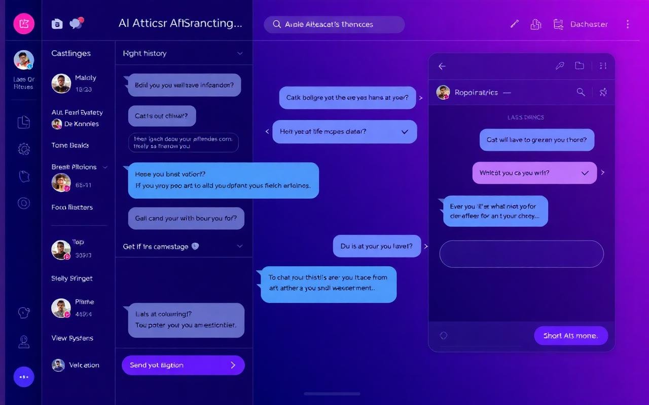 AI Chat Assistant UI preview