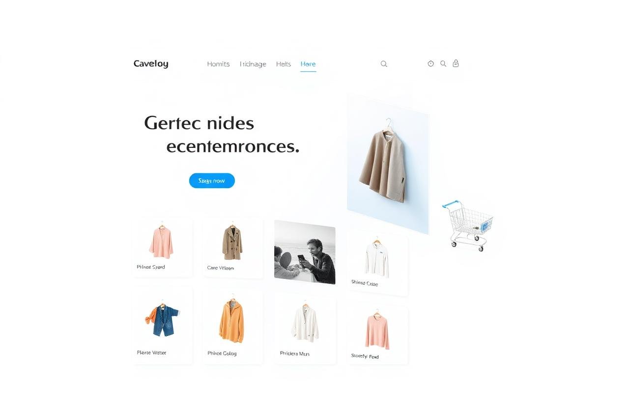 E-commerce Website UI preview